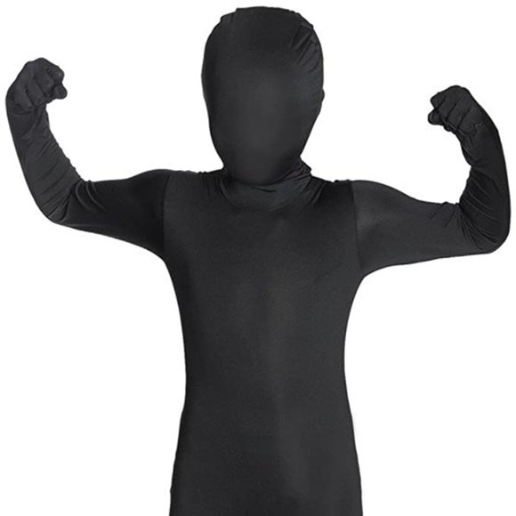 Morphsuits Black Halloween Costume New (8-10) - Picture 1 of 2